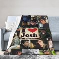 thumbnail image 2 of Blanket Josh Collage Hutcherson Throw Blanket Warm Cozy Plush Bed Blanket Sofa Bed Couch Decor Gifts for Men Women and Kids 40"x50", 2 of 6