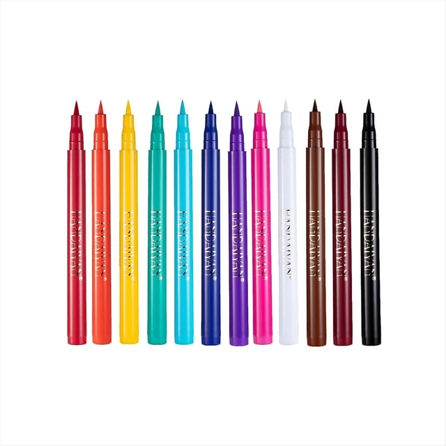 Delineador de ojos Handaiyan 12 colores mate de secado rápido, 1 ml