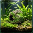 thumbnail image 1 of Cueva de resina para acuario, decoración para peceras – Adorno de roca de arenisca natural con entrada grande para peces, camarones y tortugas – Refugio acuático para terrario o acuario paisajístico, 1 of 6