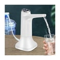 thumbnail image 4 of Water Bottle Pump Electric Water Dispenser with Base USB Rechargeable Water Dispenser Portable Automatic Water Pump Bucket Water Dispenser for Home Kitchen Office (White), 4 of 5