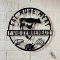 thumbnail image 2 of Handmadetneonsign Custom Fresh Cow Goat Chicken Meat Shop Metal Wall Art LED Light - Personalized, 2 of 3