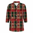 thumbnail image 4 of Endives Womens Button Down Shirt Long Sleeve Print Long Sleeve Shirts Ladies Blouses Womens Top Spring Outfit, 4 of 5