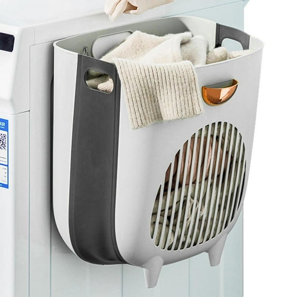 Younar Wall Laundry Basket Collapsible Dirty Clothes Hamper For Small