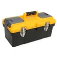 thumbnail image 3 of Caja de almacenamiento portátil Ticfox caja de herramientas de 2 capas herramientas de hardware funcionalidad versátil, 3 of 12