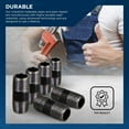 thumbnail image 6 of Supply Giant OQCM1435 3-1/2" Long Black Steel Nipple Pipe Fitting with 1/4", 6 of 8