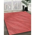 thumbnail image 2 of Ahgly Company Indoor Rectangle Patterned Ferrari Red Area Rugs, 5' x 7', 2 of 6