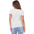 thumbnail image 3 of Camiseta Ajustada Acanalada para Mujer, , Talla XXXL, 3 of 9