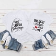 thumbnail image 2 of TAIAOJING Men's Fashion T-Shirts Couple Valentine's Day Printing Crewneck Short Sleeve Tee Tops Tunic Blouse Casual Slim Shirt, 2 of 3