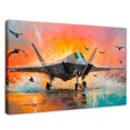 thumbnail image 1 of Cuadro Decorativo Canvas Canvas Revolution Jet Pista Aérea 90x60, 1 of 4