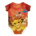thumbnail image 2 of The Lion King Baby Boy Girl Short Sleeve Romper Clothes Bodysuit Baby Summer One Piece Jumpsuit, 2 of 8