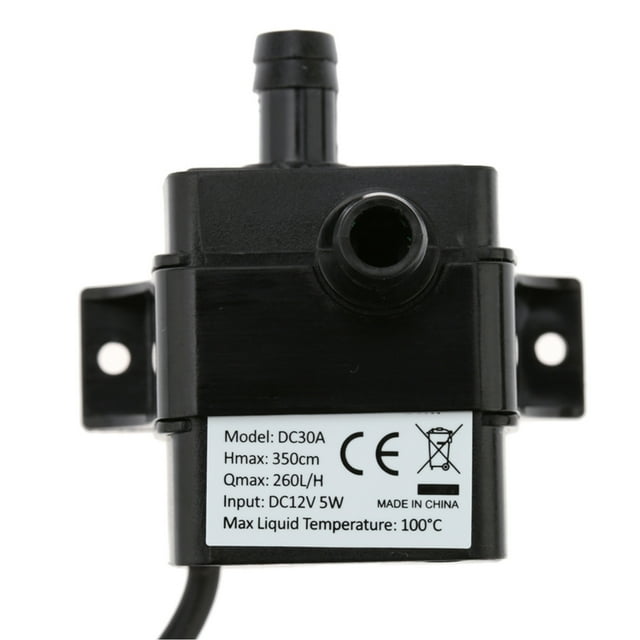 Bomba sumergible, bomba de agua DC 12V 3.5M / bomba de circulación para pecera / 0 ~ 100 ℃ Anself 12V