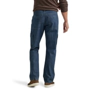 Wrangler Men's and Big Men's Relaxed Fit Wide Leg Cargo Jean