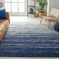 thumbnail image 2 of SAFAVIEH Adirondack Esmond Striped Area Rug, Navy/Ivory, 10' x 10' Square - Large - Modern Design, Navy & Ivory, Ideal for Living Room, Bedroom, Dining Space, 2 of 13