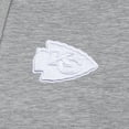 thumbnail image 4 of Men's Antigua  Heather Gray Kansas City Chiefs Victory Pullover Hoodie, 4 of 4