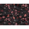 thumbnail image 6 of oneOone Rayon Black Fabric Leaves & Clover Quilting Supplies Print Sewing Fabric By The Yard 56 Inch Wide-B7, 6 of 8