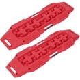 thumbnail image 2 of 2Pcs Universal Traction Boards Pad Recovery Tracks Mat Sand Mud Snow Tire LadderRed, 2 of 20