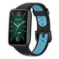 thumbnail image 2 of Correas de repuesto compatibles con Xiaomi Band7 Pro, pulsera de silicona suave y transpirable para reloj inteligente, Color Dual, 2 of 5