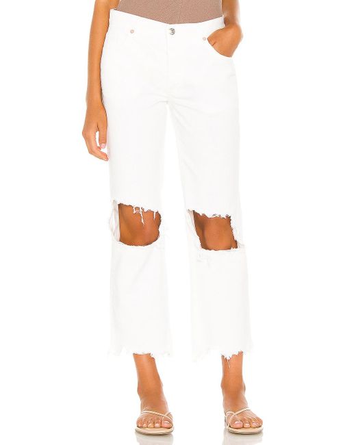 Free People Women's White Maggie Mid 