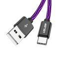 thumbnail image 2 of Cable USB tipo C de 3 A para tabletas Samsung Xiaomi, cable de datos, cable de cargador de teléfono móvil, cable USB C, cable trenzado de nailon de 0,3 m/1 m/1,8 m, 2 of 5