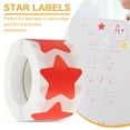 thumbnail image 4 of Rollo de Etiquetas de Estrellas Uxcell Autoadhesivas para Suministros de Maestros de Aula y Manualidades DIY Rojo 1.5", 4 of 6