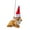B, variant on 1pc Christmas Hat Dog, Dachshund Dog Christmas Tree Decoration Pendant, Acrylic Flat Christmas Gift Decoration Pendant,C