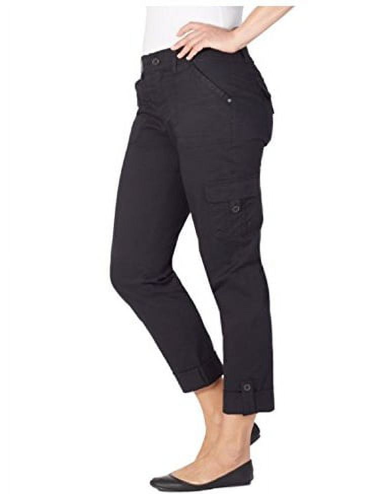 Gloria vanderbilt women's penelope convertible roll tab cuff cargo best sale pant