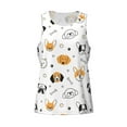 thumbnail image 5 of Workout Tank Tops Men, Dog Puppy Quick Dry Sleeveless Shirt For Men, Muscle Shirts For Bodybuilding, 5 of 8