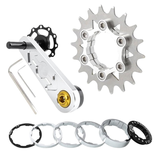 Guía de cadena de bicicleta Protector de bicicleta Bicicleta de carretera Tensor de guía de cadena de ciclo de montaña con diseño hueco para piñón 20T Sunnimix Tensor de cadena de bicicleta