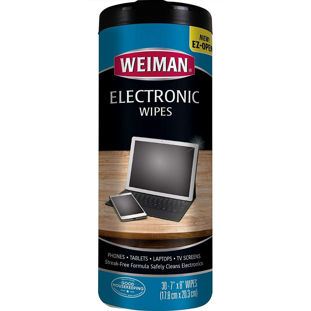 Weiman AntiStatic ETronic Electronic Cleaning Wipes for LCD Screens
