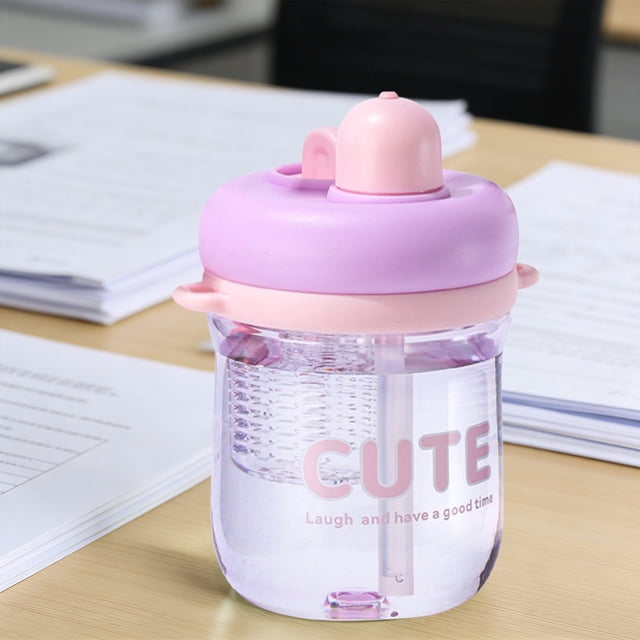 JZCHUNTOY Tasse à Thé en Paille à Haute Apparence 1 Pce, Tasse à Boire Transparente Résistante à la Chaleur à Grand Ouverture, Contenant de Boisson Portable Réutilisable pour la Maison, le Bureau et les Activités Extérieures