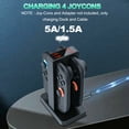 thumbnail image 2 of YUOY Charging Dock for Nintendo Switch 2 Joy-Con – 4 in 1 Swtich Controller Charger with LED Indicators & Buzzer Alarm, 2 of 6