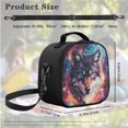 thumbnail image 5 of Jeiento Galaxy Wolf School Bags for Boys 7-10 10-12 Kids Backpack Set with Lunch Box Pencil Case Elementary School Back Pack Purse Preschool Kindergarten Bookbag Travel Daypack, 5 of 7