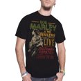 thumbnail image 3 of Bob Marley  Adult Rastaman Vibration Tour 1976 Cotton T-Shirt, 3 of 3