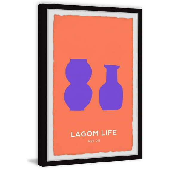 Marmont Hill Lagom Life Framed Painting Print