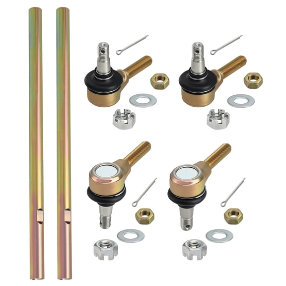 M MATI Left Right Tie Rods End Kit for Yamaha Banshee Wolverine Big Bear 350 YFZ350 YFM350 Kodiak 400 YFM400