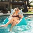 thumbnail image 4 of Big Joe Captain's Float No Inflation Needed Pool Lounger, Banana Pop Double Sided Mesh, Quick Draining Fabric, 3 feet, 4 of 8