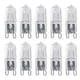 thumbnail image 1 of 10 Pack G9 Base Halogen Bulbs 120V 40W Replacement Home Lighting Warm White Bright, 1 of 4