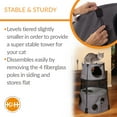 thumbnail image 6 of K&H Pet Products Kitty Tower Classy Gray 3 Story, 6 of 9
