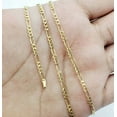 thumbnail image 2 of Beautiful 10K Genuine Yellow Gold Figaro Necklace Chain 10K Necklaces, 10 Karat Gold Chain, 16" 18" 20" 24" 30", 2 of 5