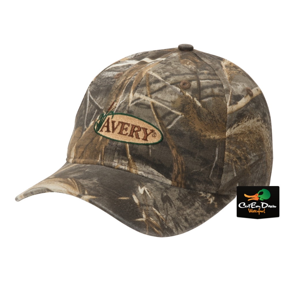 Avery Logo Greenhead Gear GHG Mesh Back Trucker Hat Cap Shadow Grass BLADES 