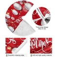 thumbnail image 2 of FMSHPON Christmas Tree Snowflakes Xmas Christmas Tree Skirt Stand Mat for Holiday Party Decoration Indoor Outdoor 48 inches, 2 of 6