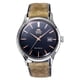 thumbnail image 1 of Orient Bambino Version 4 Classic Suede Leather Strap Navy Blue Dial Automatic RA-AC0P02L10B RA-AC0P02L30B Men's Watch, 1 of 3