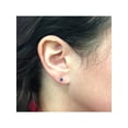 thumbnail image 2 of 1/4ct Treaed Blue Diamond Studs 14K White Gold, 2 of 2