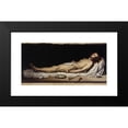 thumbnail image 2 of Adolphe-Henri Dubasty 14x9 Black Modern Framed Museum Art Print Titled - Dead Christ (1873), 2 of 5