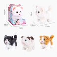 thumbnail image 2 of KEINXS Plush Toy Electronic Cat That Move and Meow Waliking Lifelike Interactive Toy Pet Stuffed Kitten, 2 of 6