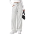 thumbnail image 3 of Fantaslook Womens Wide Leg Sweatpants High Waisted Baggy Pants Fashion Drawstring Athletic Sweatpants with Pockets, 3 of 10