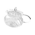 thumbnail image 4 of Tetera de vidrio con infusor extraíble para té suelto, jarra transparente para jugo, ideal para cocina, hogar, sala de estar y oficina., 4 of 7