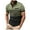 Z2 Army Green, variant on Short Sleeve Pockets Casual Polos (Men's)
