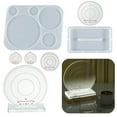 thumbnail image 4 of LIANXUE Coaster Resin Molds Silicone CD Disc Mould for DIY Crafts Making Home Decor, 4 of 9