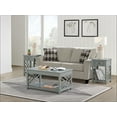 thumbnail image 2 of Alaterre Furniture Coventry 36 in. Coffee Table and End Tables Set of 3, Living Room Furniture Collection with Storage, Gray, 2 of 8